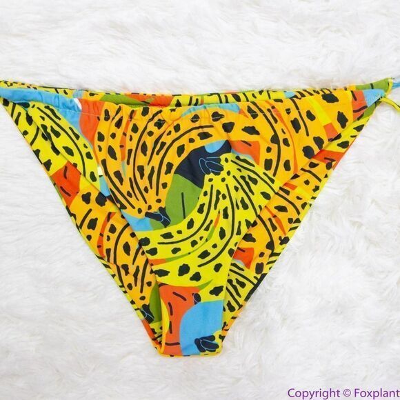 NEW SET Free People It's Now Cool Square Tie Bikini set, size M - Picture 14 of 16